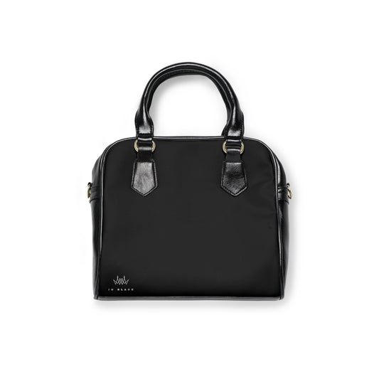 In black Shoulder Handbag