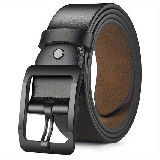 Men's Soft PU Leather Antique Waist Belt With Buckle