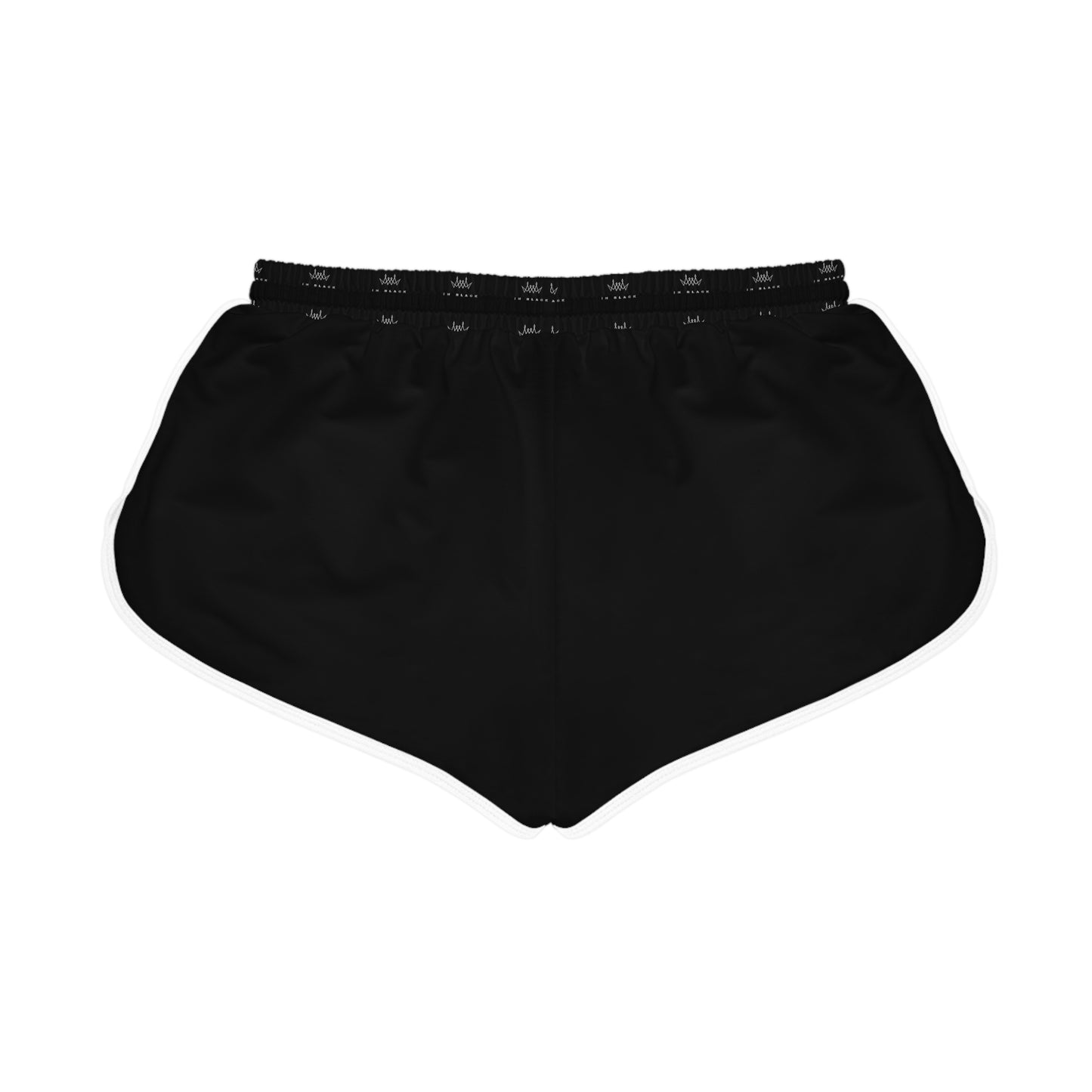 In black Women's Relaxed Shorts