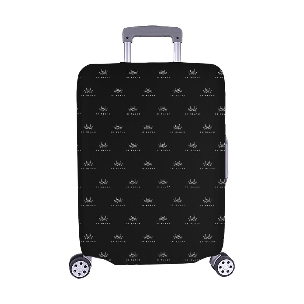 IN BLACK Men & Women Luggage Cover (22"-25") (Medium)