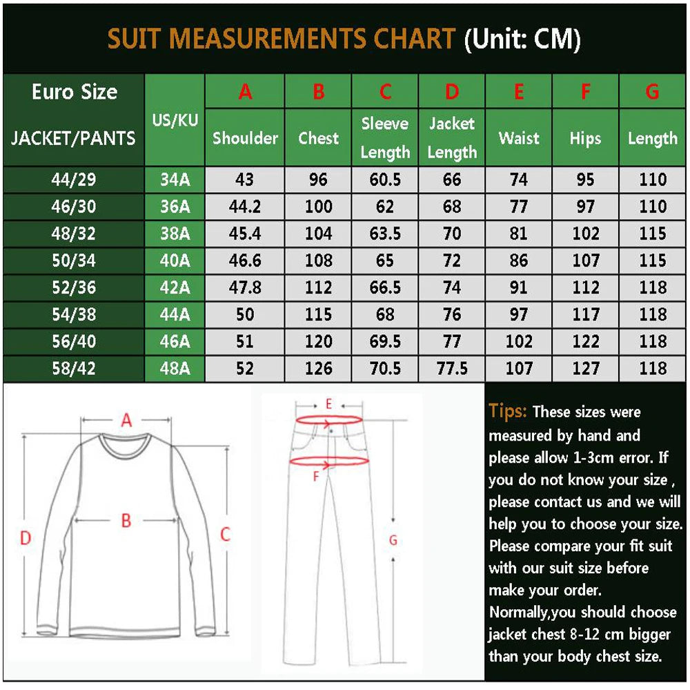 Classic Chinese Tunic Suit Set For Men Formal Banquet Slim Fit Blazer Pants 2 Pieces Evening Dinner Elegant Male Costumes