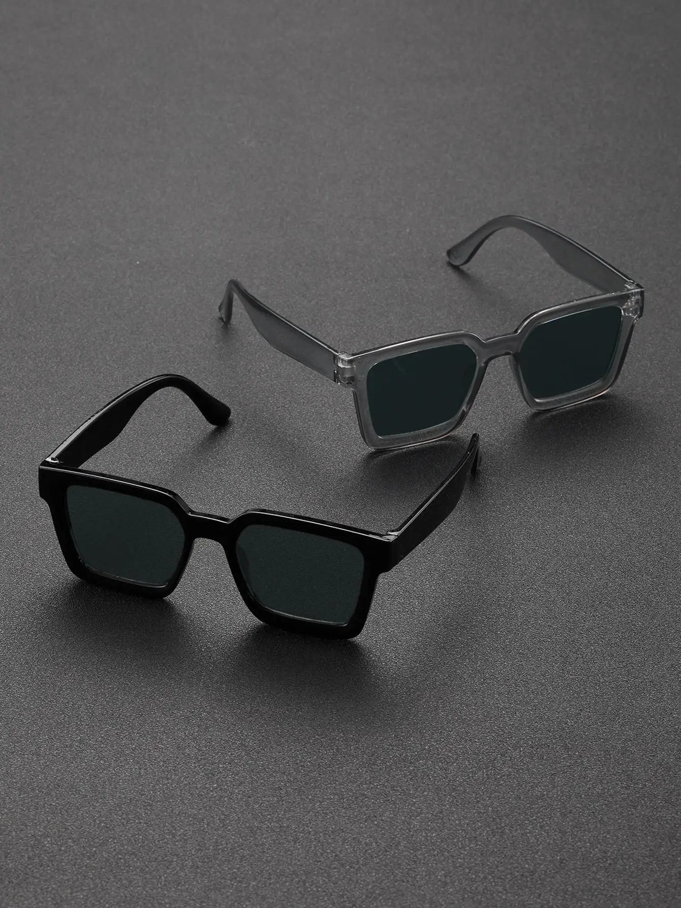 Unisex Square Plastic Classic Fashion Sunglasses For Outdoor Vacation Summer Beach Party Accessories