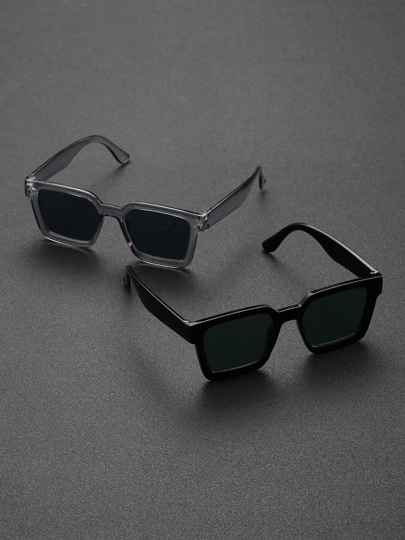 Unisex Square Plastic Classic Fashion Sunglasses For Outdoor Vacation Summer Beach Party Accessories