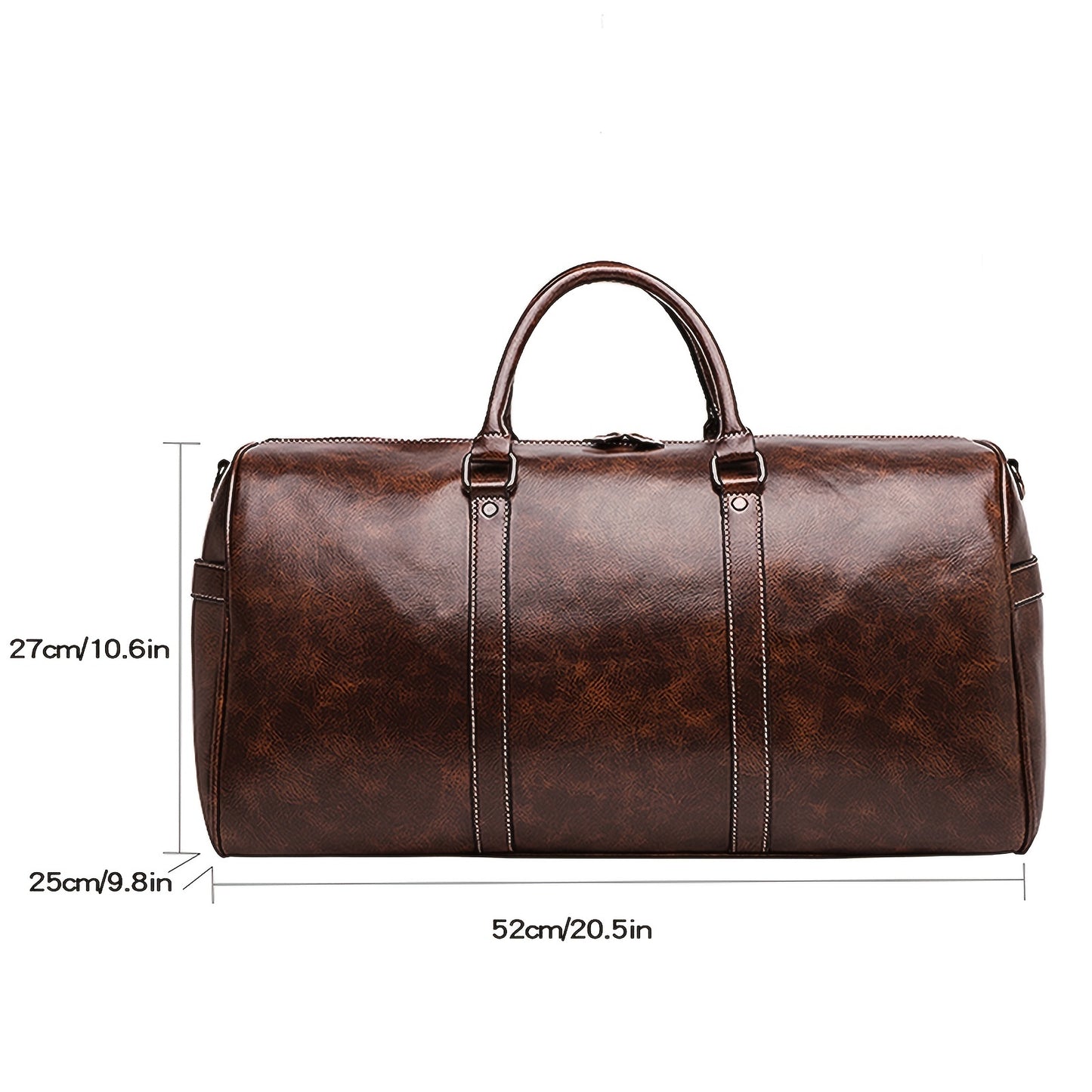 Men Quality PU Leather Travel Bags Carry On Luggage Bag Men Duffel Bags Handbag Casual Traveling Tote Large Weekend Bag