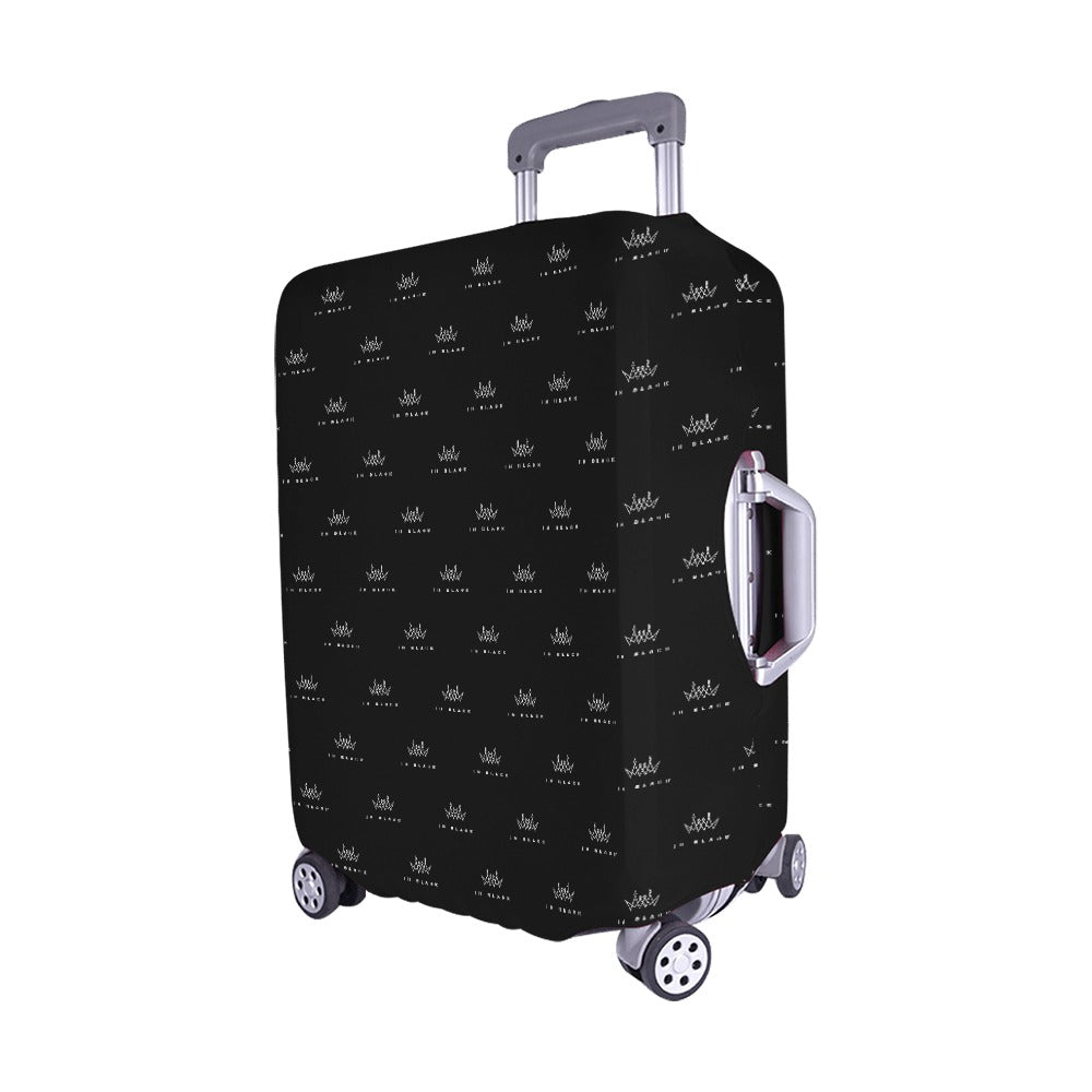 IN BLACK Men & Women Luggage Cover (22"-25") (Medium)